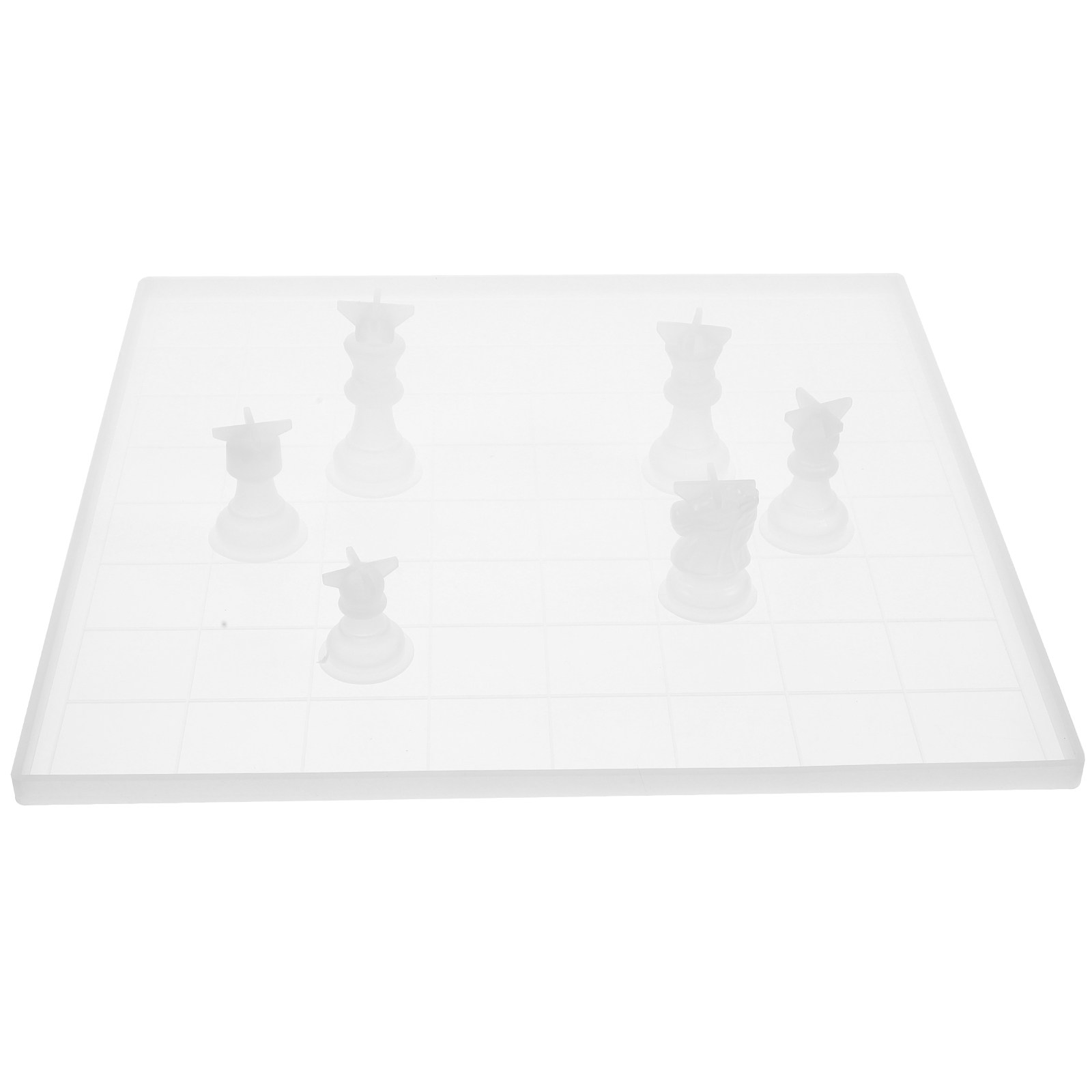 Silicone Epoxy Resin Molds Set - 1Set Chess DIY Molds Silicone 3D