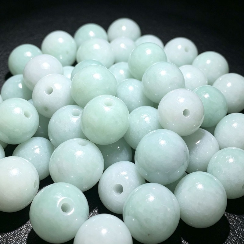 10PC Natural Jade Emerald 13mm - Beading 评论和价格