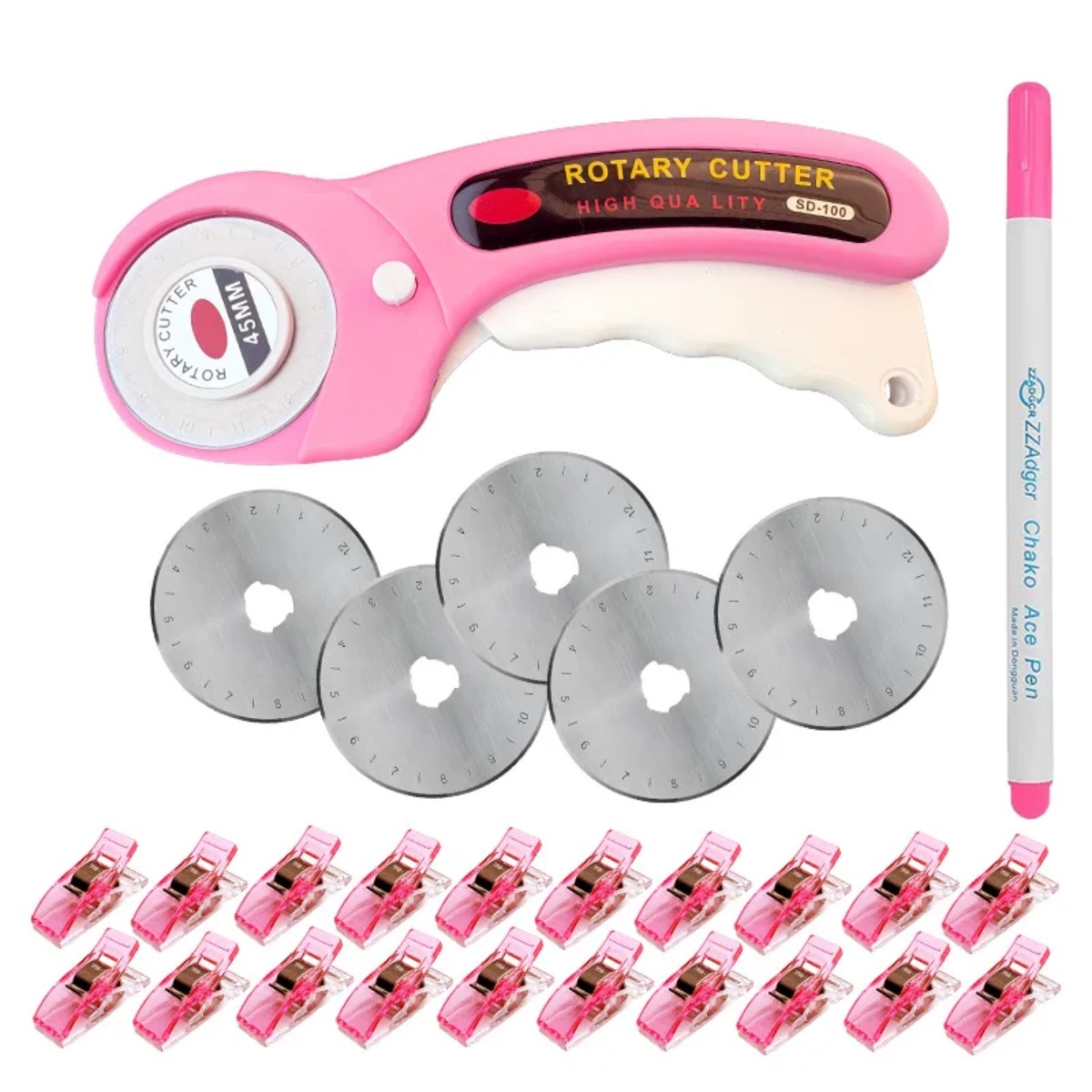 45mm Pink Patchwork Rotary Cut - Rotary Cutter For Fabric 45Mm 评论和价格