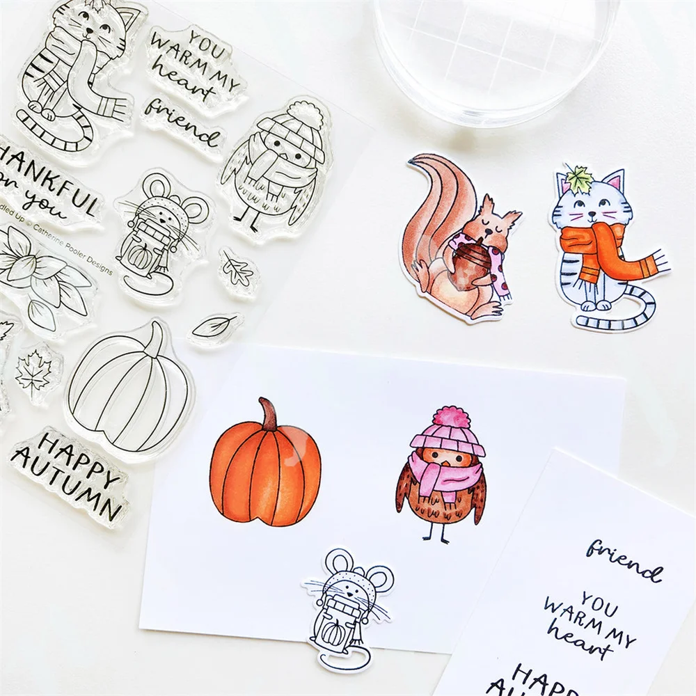 Flannel Background Stamp New M - Clear Silicone Stamps For Card Making 评论和价格