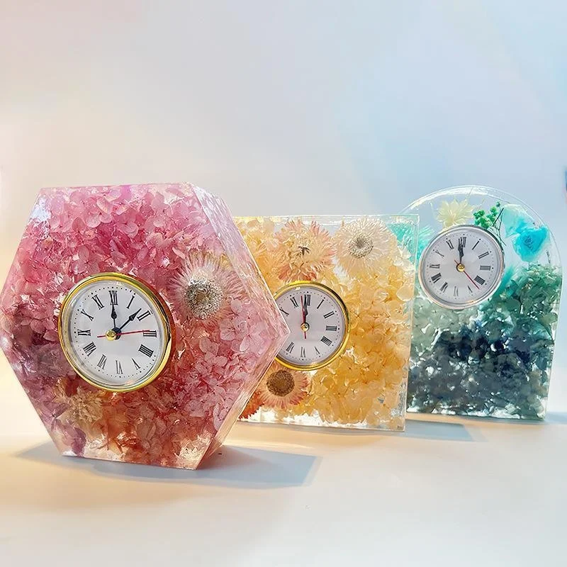 Clock Ornament Set Silicone Mo - Silicone Epoxy Resin Molds Set 评论和价格