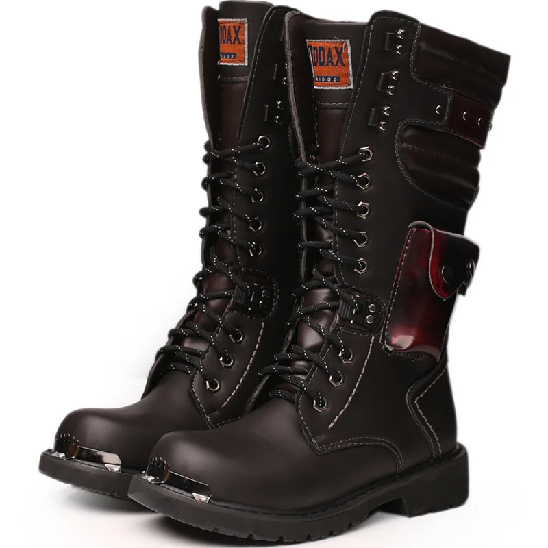Men Knee High Leather Boots Wi - Craft Tools 评论和价格