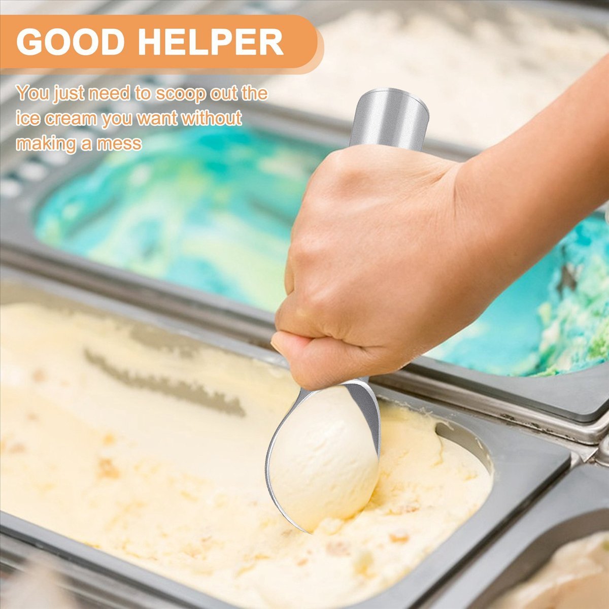 ●1pcs Aluminum Ice Cream Scoop - Craft Tools 评论和价格