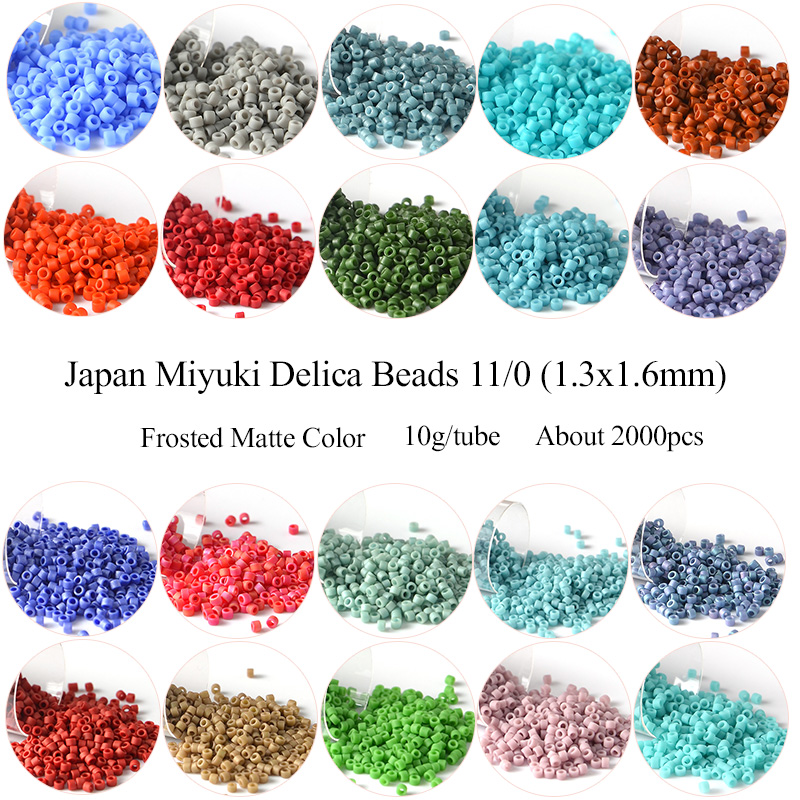 11/0 Japan Miyuki Delica Beads - Glass Seed Beads 2Mm Jewelry Making 评论和价格