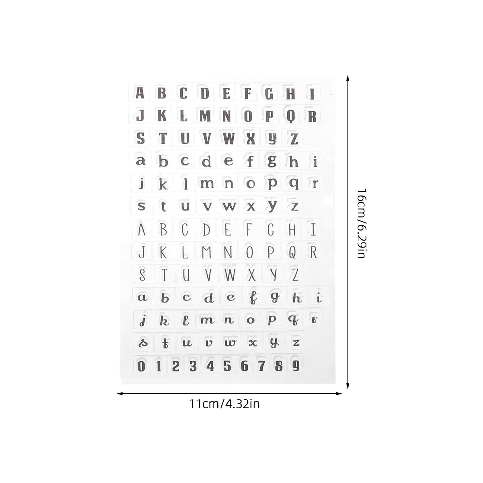 4 Pcs Clear Stamps for Journal - Clear Silicone Stamps For Card Making 评论和价格