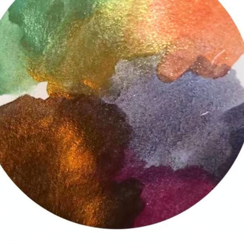 Professional Pearlescent Water - Watercolor Paint Set Solid Pigment 评论和价格