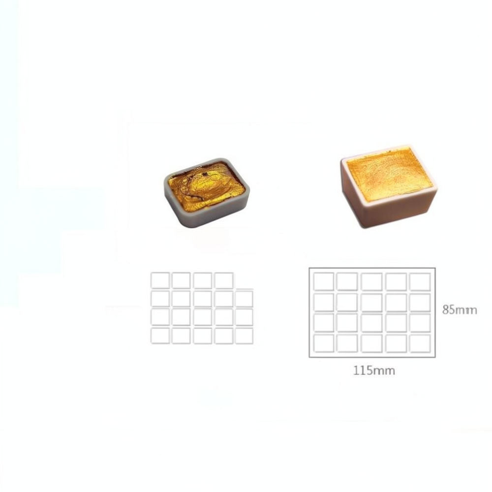 Professional Pearlescent Water - Watercolor Paint Set Solid Pigment 评论和价格